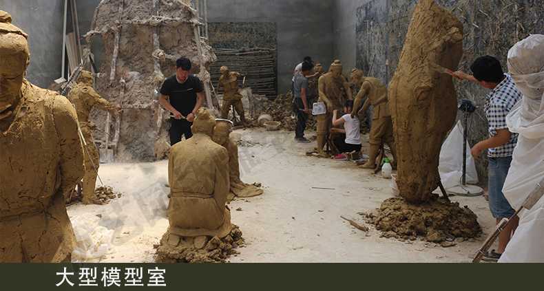 銅雕塑模型室，銅雕塑模型